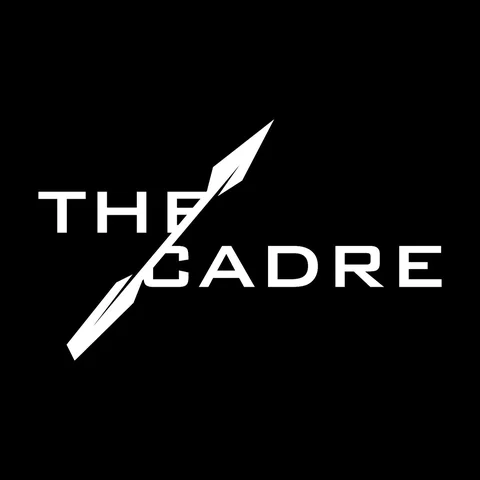 The Cadre logo in white on a black square